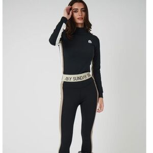 My Sunday Ski racer stripe base layer set